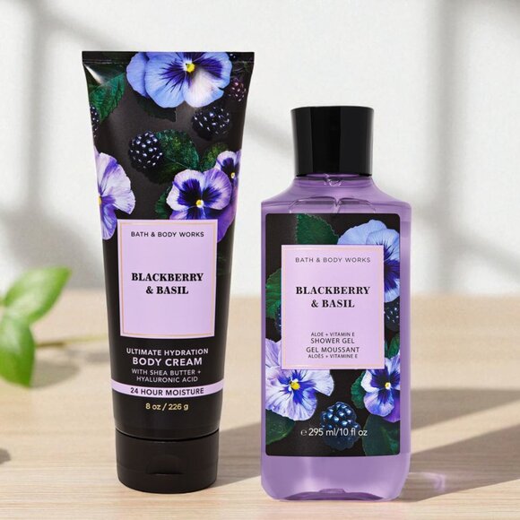🆕Bath & Body Works Blackberry & Basil Bundle/Lot - Picture 1 of 3